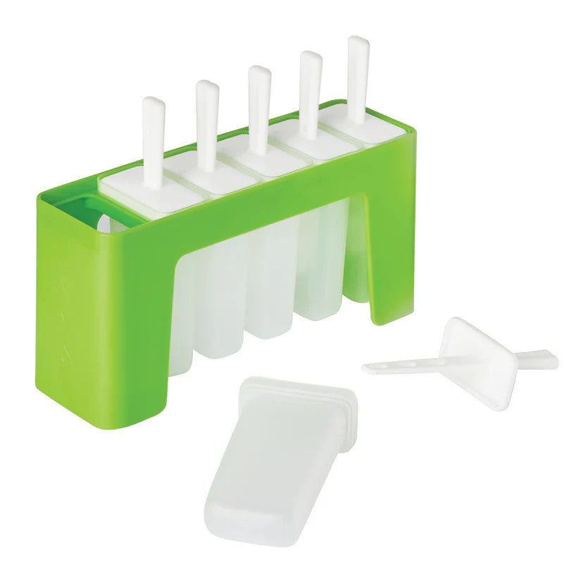 Tovolo Groovy Pop Molds with Tray – Set of 6