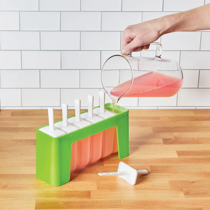 Tovolo Groovy Pop Molds with Tray – Set of 6