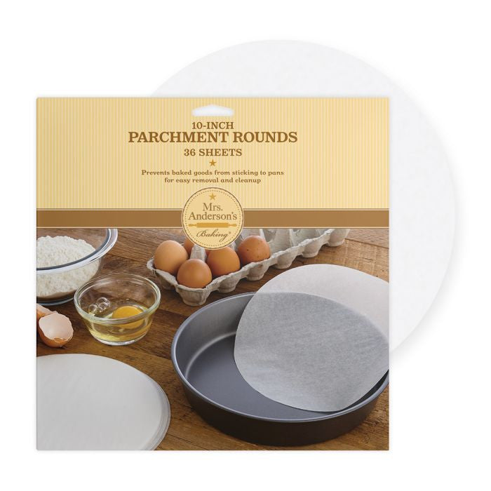 Mrs. Anderson’s 10” Parchment Rounds - Pack of 36