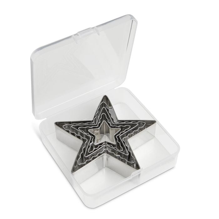 Mrs. Anderson’s Baking Star Cutting with Storage Container - Set of 5