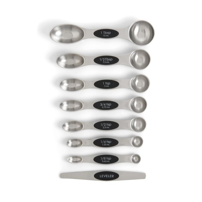 Mrs. Anderson’s Baking Dual-Sided Magnetic Measuring Spoons with Leveler