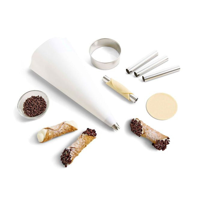 Fante’s Cannoli Maker Kit, 7-Piece Set