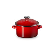 Le Creuset Petite 3.8 qt. Enamel on Steel Stockpot - Cerise