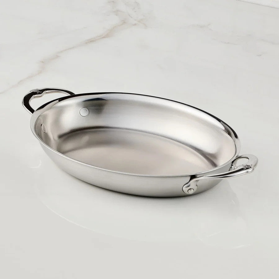 Hestan Provisions Medium Clad Oval Roaster