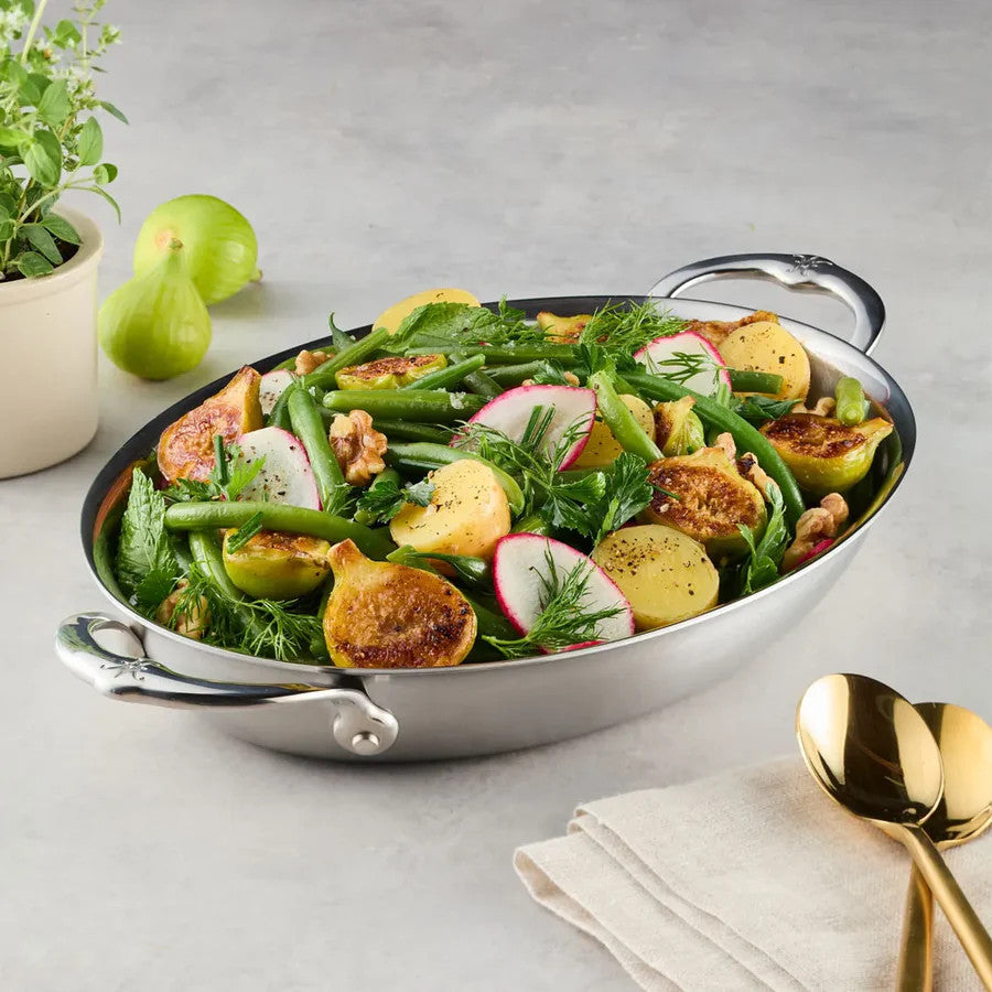 Hestan Provisions Medium Clad Oval Roaster