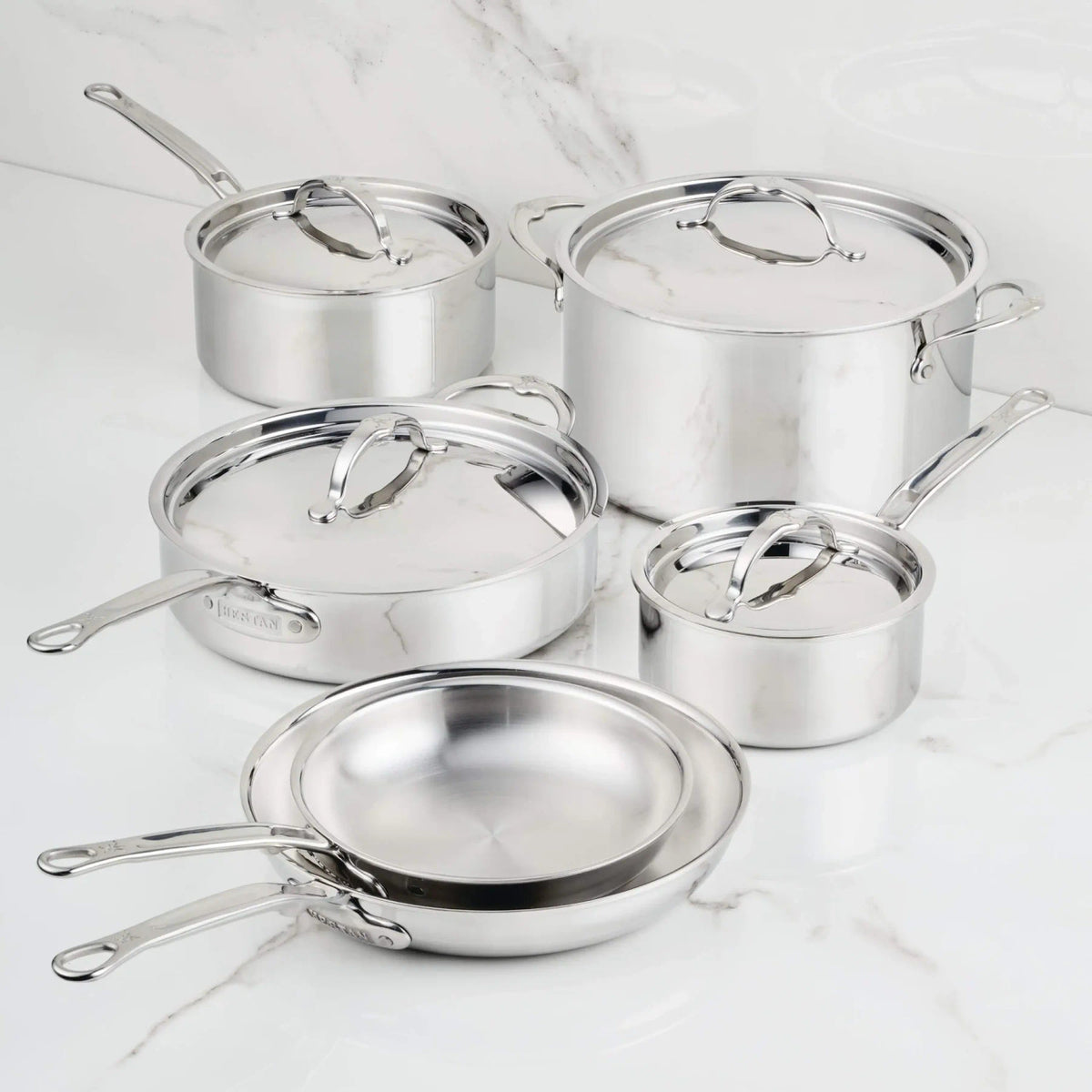Hestan ProBond Luxe Polished Clad 10 Piece Set