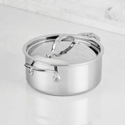 Hestan ProBond Luxe Polished Clad 3 Qt. Soup Pot with Lid