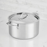 Hestan ProBond Luxe Polished Clad 12 Qt. Stockpot with Lid
