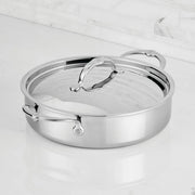 Hestan ProBond Luxe Polished Clad 3.5 Qt. Braiser with Lid