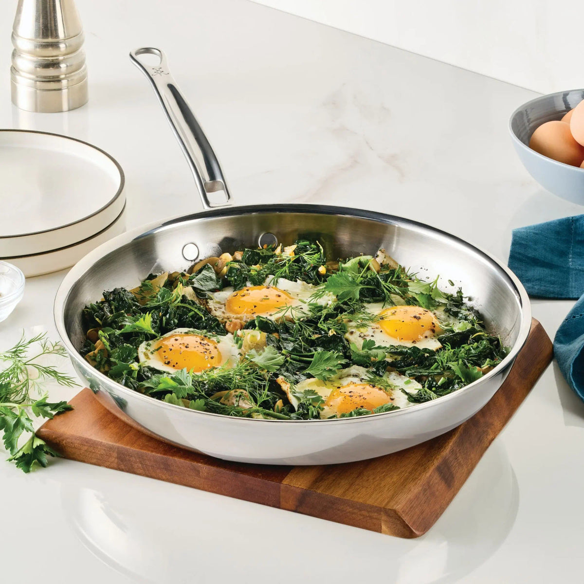 Hestan ProBond Luxe Polished Clad 11" Skillet