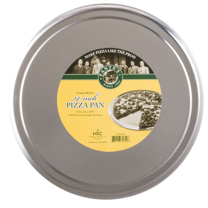 Fante’s Cousin Berto’s Wide-Rim Pizza Pan - 14”