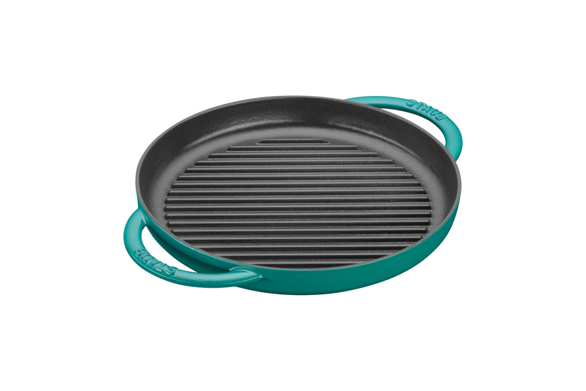 Staub Cast Iron 10 inch Round Double Handle Pure Grills