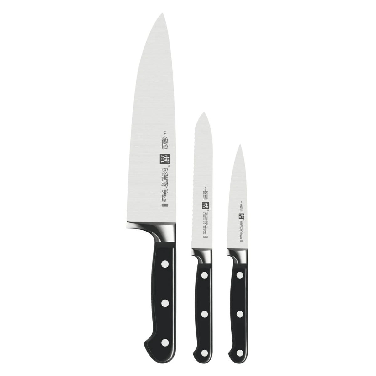 Zwilling Pro S 3 Piece Chef's Set