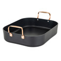 Viking Roaster 3 Ply 16X13 Copper with 2 Piece Carving Set