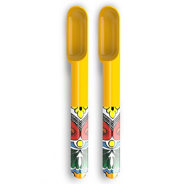 Prepara Set of 2 Taco Spoons Yellow