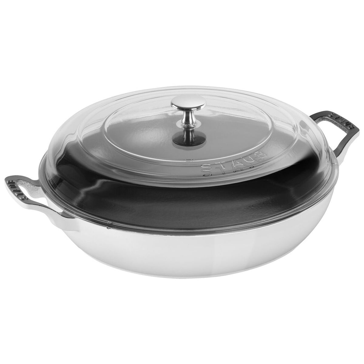 Staub Cast Iron 3.5 qt. Braisers with Glass Lid