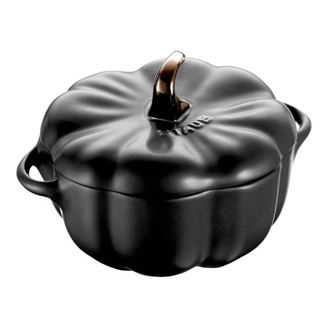 Staub Ceramic 16 oz. Pumpkin Cocotte - Matte Black