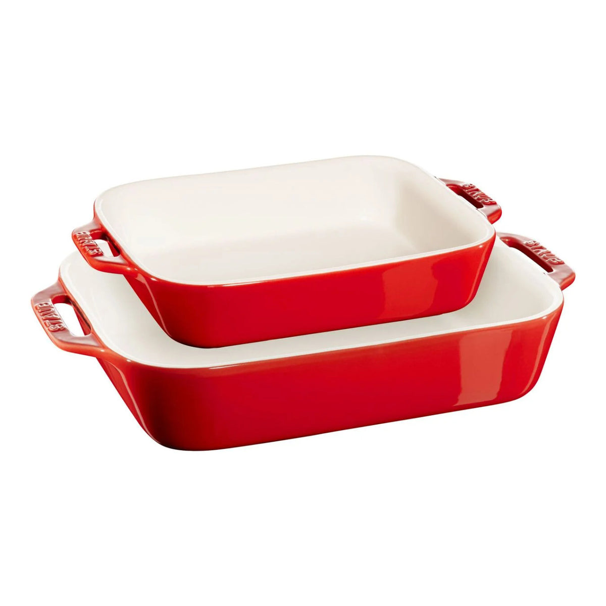 Staub Ceramic Rectangular 2 Piece Baker Set