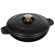 Staub Cast Iron 7.9 inch Round Covered Baking Dish - Black