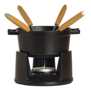 Staub Mini Fondue Set - Matte Black