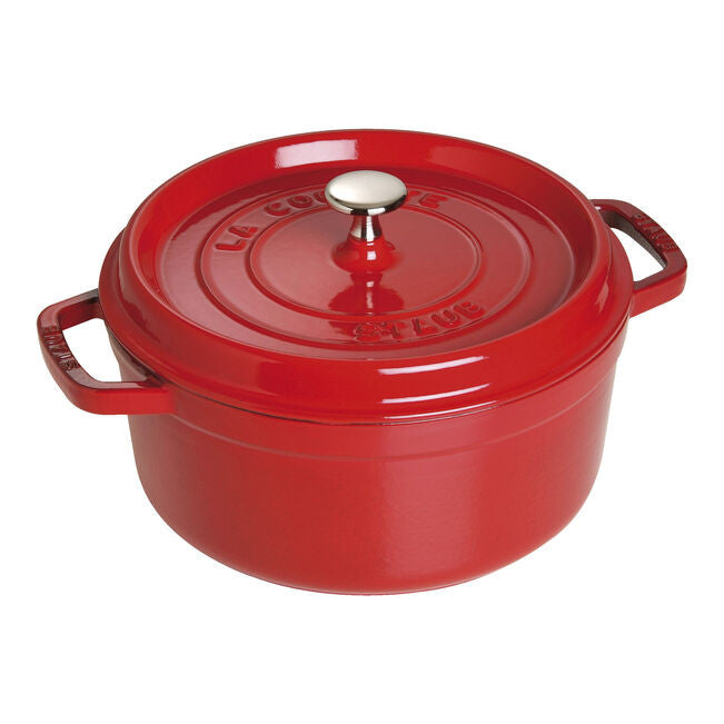 Staub Cast Iron 4 qt. Round Cocottes