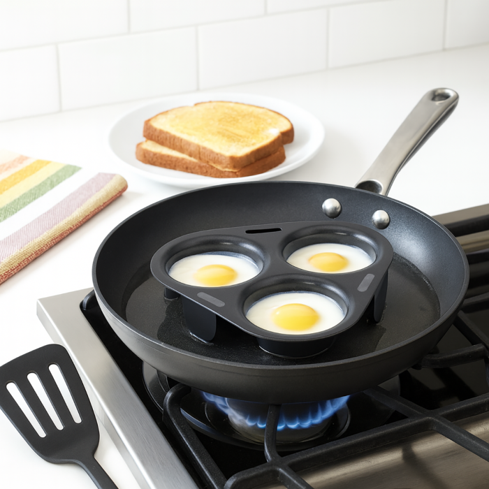 Non-Stick 3-Egg Poacher Insert