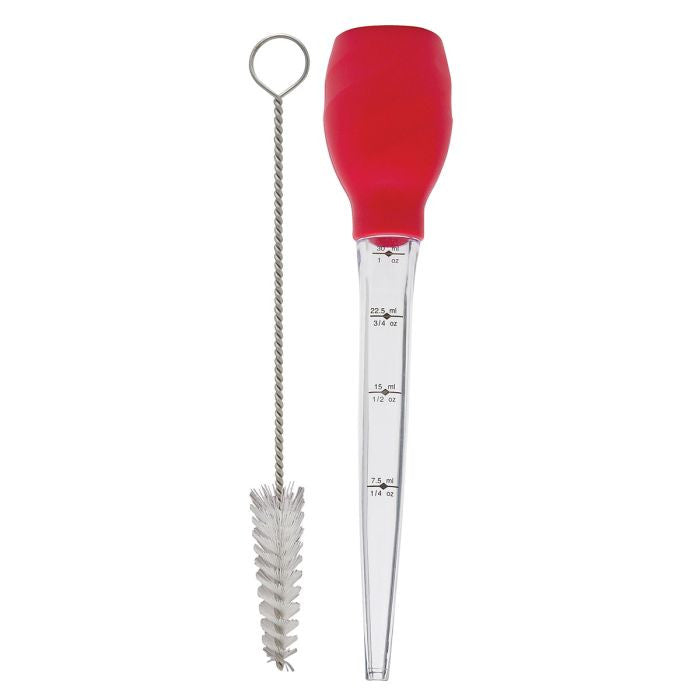Stand-Up Clear Baster with Cleaning Brush