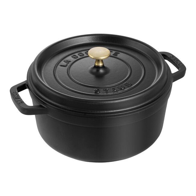 Staub Cast Iron 5.5 qt. Round Cocottes