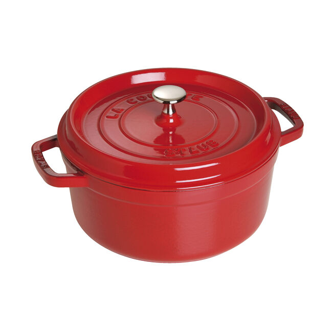 Staub Cast Iron 5.5 qt. Round Cocottes