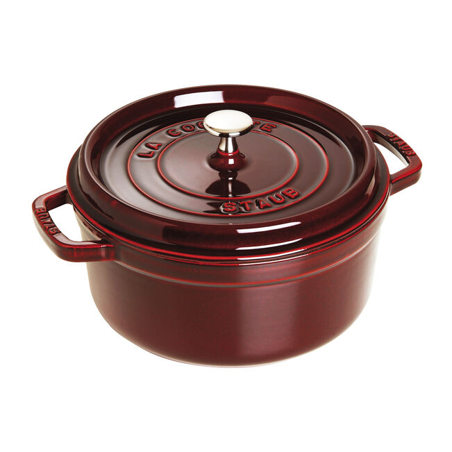 Staub Cast Iron 5.5 qt. Round Cocottes