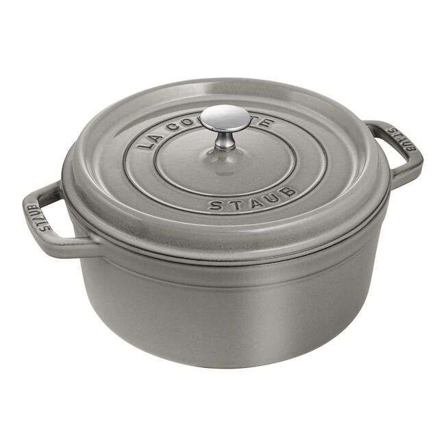 Staub Cast Iron 5.5 qt. Round Cocottes