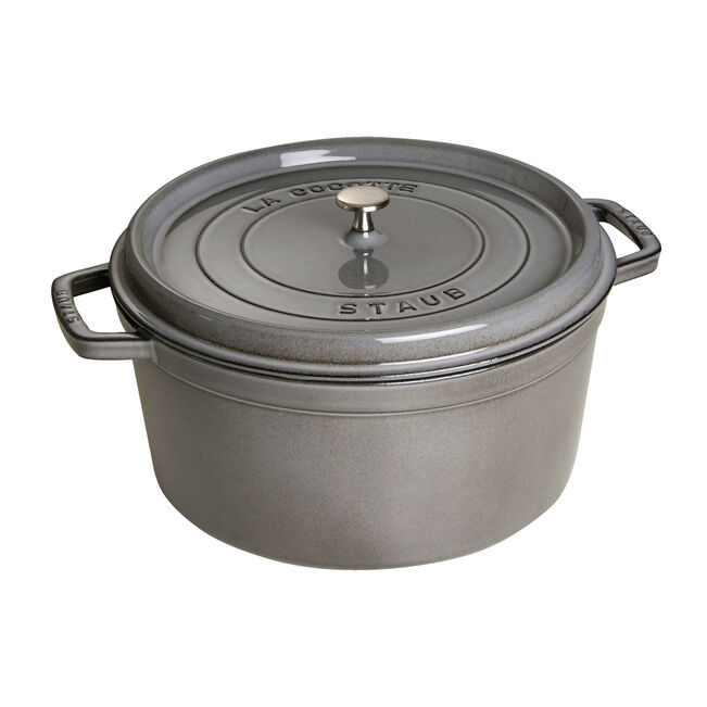 Staub Cast Iron 13.25 qt. Round Cocottes