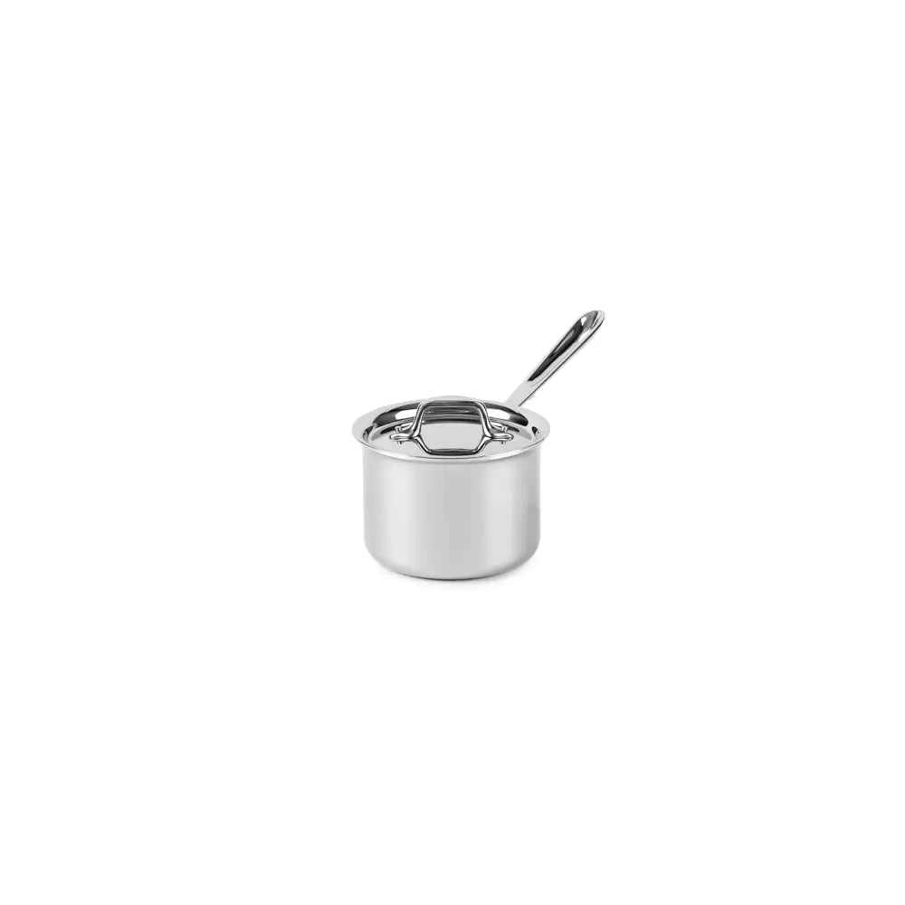 All-Clad D3 Stainless Saucepans with Pour Lips