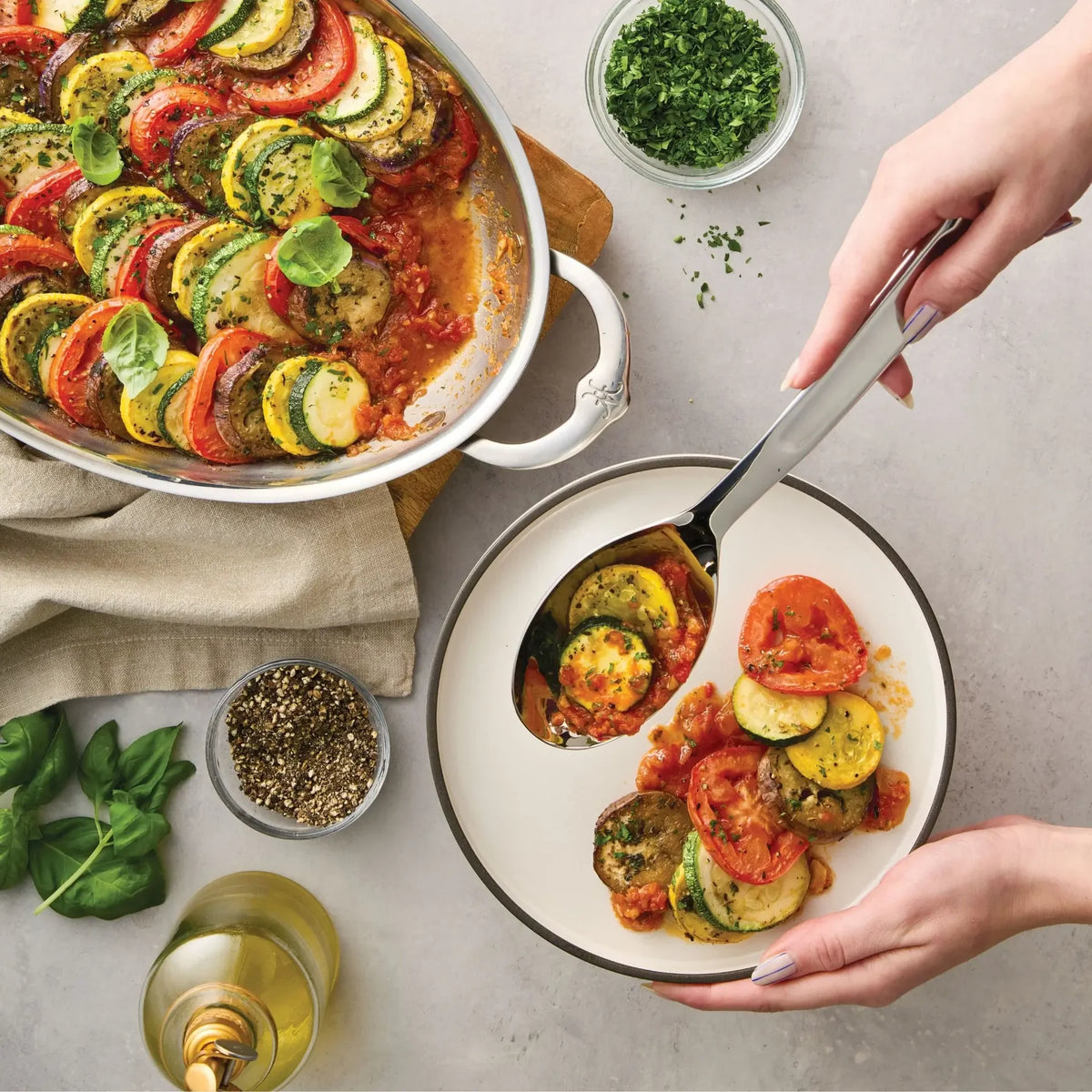 Hestan Provisions Stainless Steel Serving Spoon - 10.5”