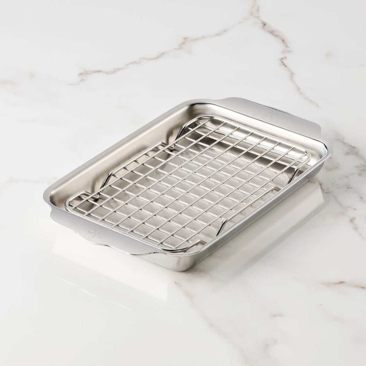 Hestan OvenBond Tri-Ply Mini Eighth Sheet Pan with Rack