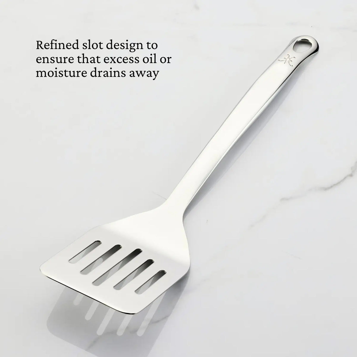 Hestan Provisions Stainless Steel Slotted Turner - 13”