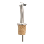 Stainless Steel Pourer with Cork Stopper - Set of 2