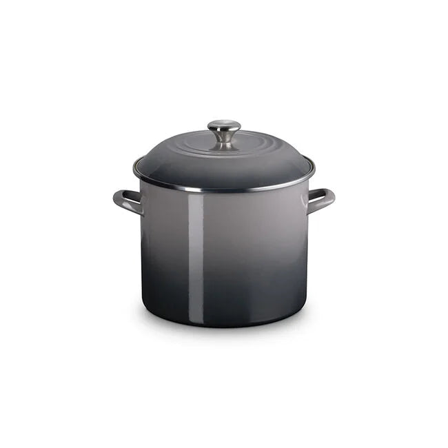 Le Creuset Enamel on Steel Stockpots with Stainless Steel Knobs - Oyster