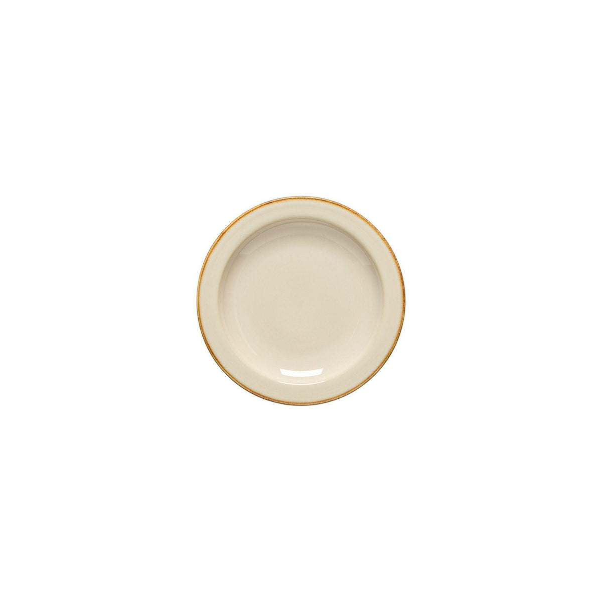 Casafina Poterie Appetizer Plate, Cream-Caramel, Set of 6