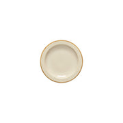Casafina Poterie Appetizer Plate, Cream-Caramel, Set of 6