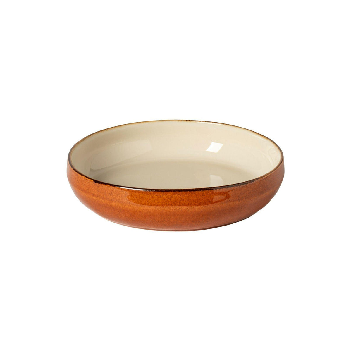 Casafina Poterie Soup/Pasta Bowl, Cream-Caramel, Set of 6