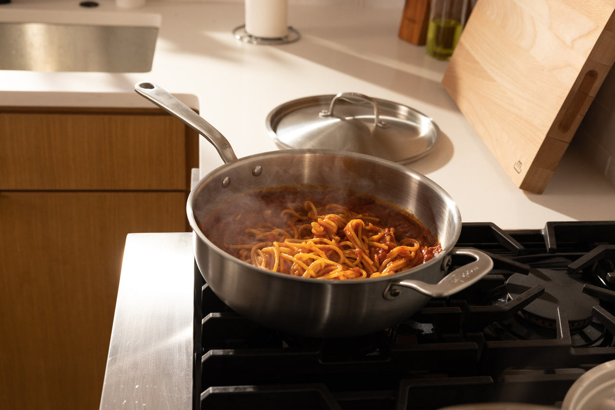 Made In Stainless Clad Sauciers