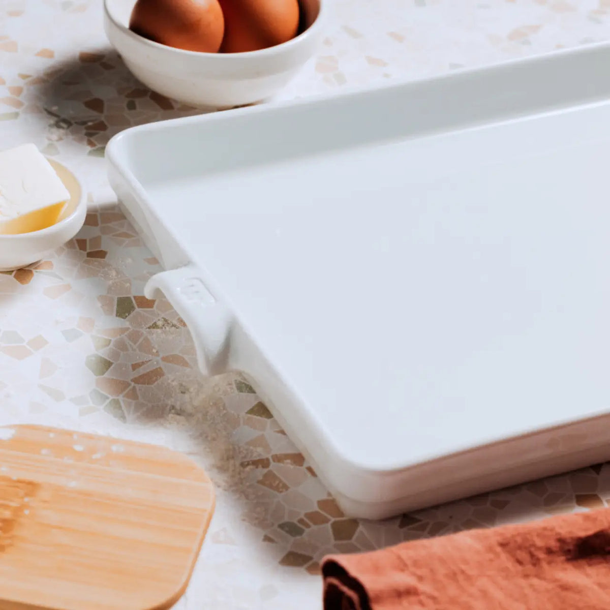 Made In 9 x 13 inch Baking Slab - White