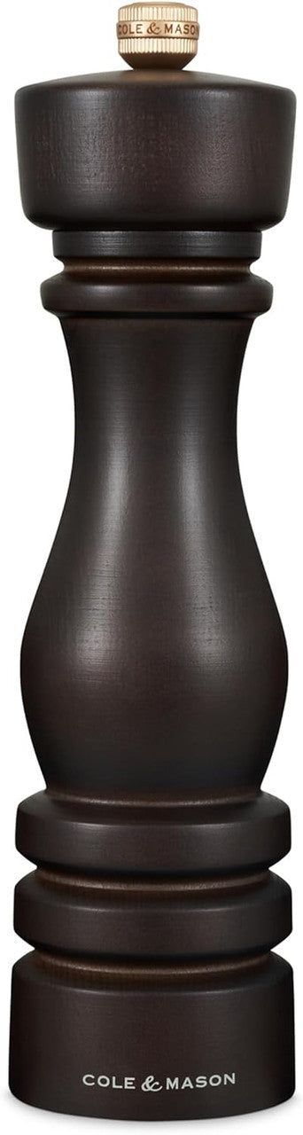 Cole & Mason London 8" Chocolate Wood Pepper Mill