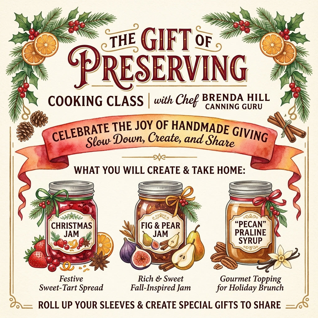 OCT 25 10:30AM: The Gift of Preserving - Hands On