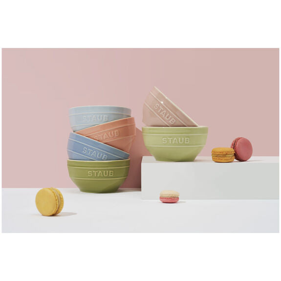 Staub Macaron Pastel Set of 6 Prep Bowls
