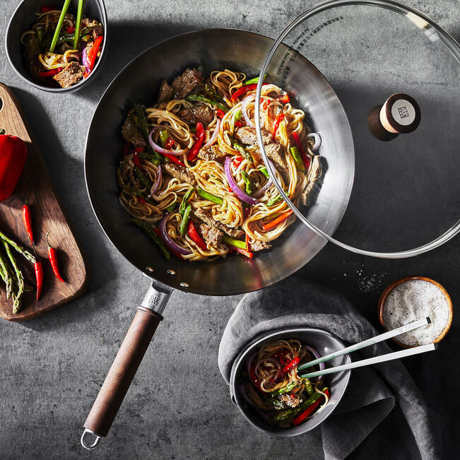 Zwilling Dragon 12” Carbon Steel Wok