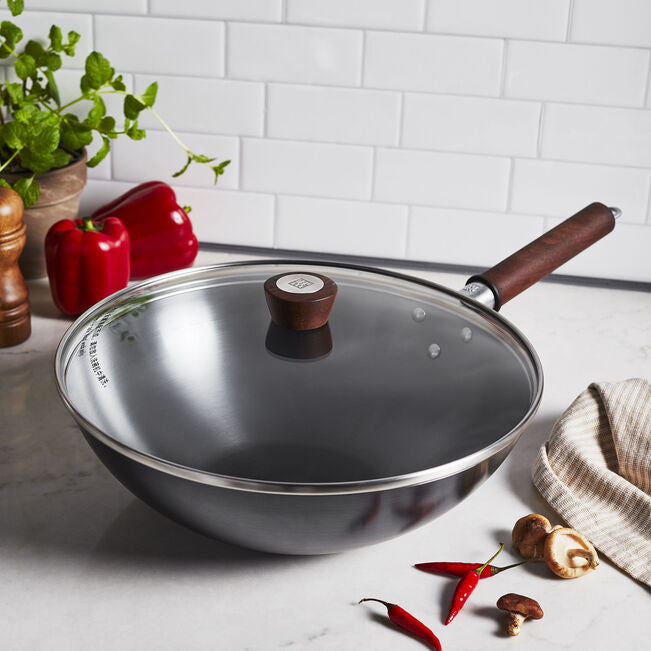 Zwilling Dragon 12” Carbon Steel Wok