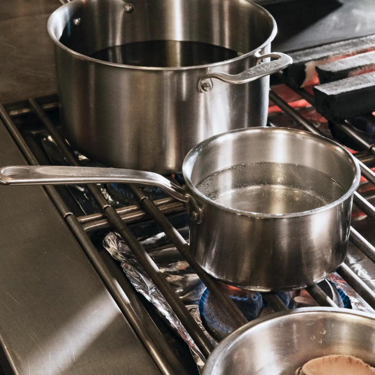 Made In Stainless Clad Saucepans