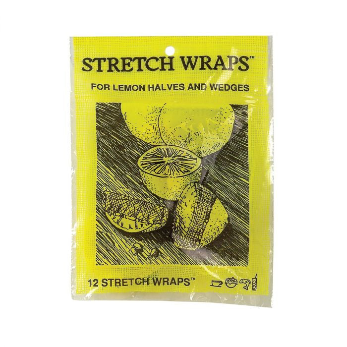 HIC Lemon Stretch Wraps, Set of 12